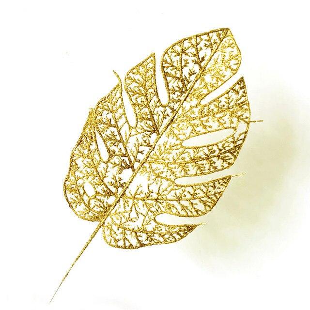 "Glitter Christmas Poinsettia Flower Ornaments - Sparkling Tree Decorations"
