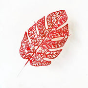 "Glitter Christmas Poinsettia Flower Ornaments - Sparkling Tree Decorations"