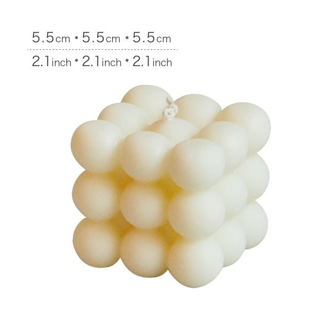Small Bubble  Candle Cube 1pc