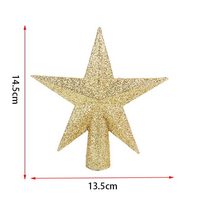 Glitter Mini Star Christmas Tree Toppers Mini Star Tree