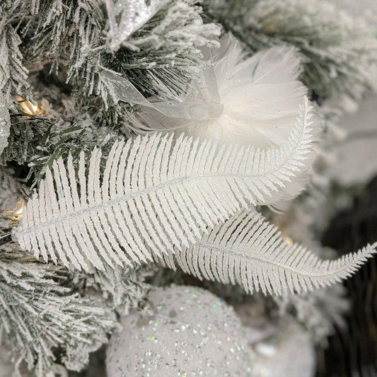 6Pcs/Set Fashion New Feathers Christmas Tree Ornament