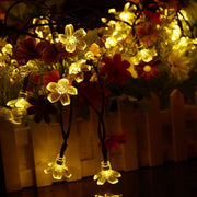 Cherry Blossom Solar Lamp LED Christmas Tree Lights - Christmas Trees USA