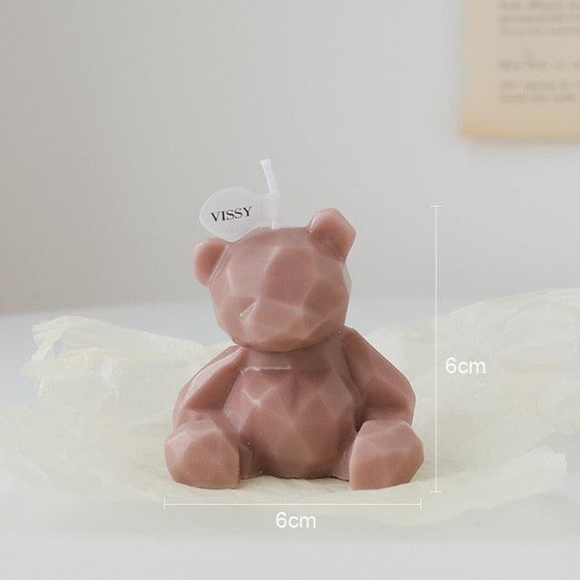 Cute Bear Candle Photo Props Home Decoration Candle