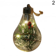 Transparent LED Luminous Hanging  Night Light Ball - Christmas Trees USA