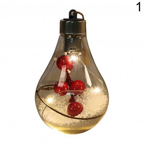 Transparent LED Luminous Hanging  Night Light Ball - Christmas Trees USA