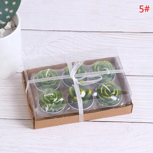 3D Cactus Shaped Candles
