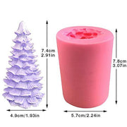 3D Knitted Wool Cylinder Silicone Candle