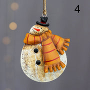 Snowman Santa Claus Angel Ornaments