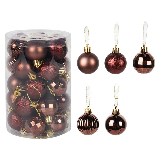 Assorted Color Christmas Balls