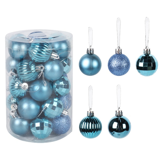 Assorted Color Christmas Balls