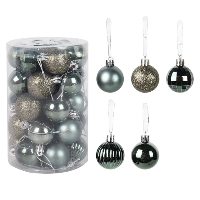 Assorted Color Christmas Balls
