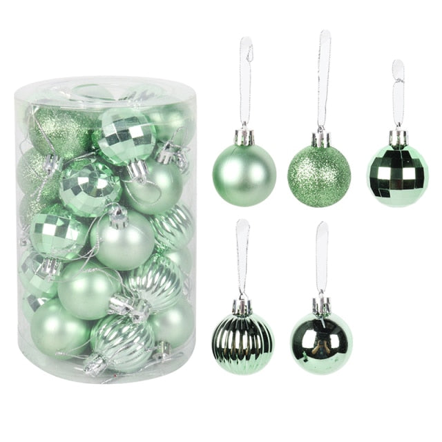 Assorted Color Christmas Balls