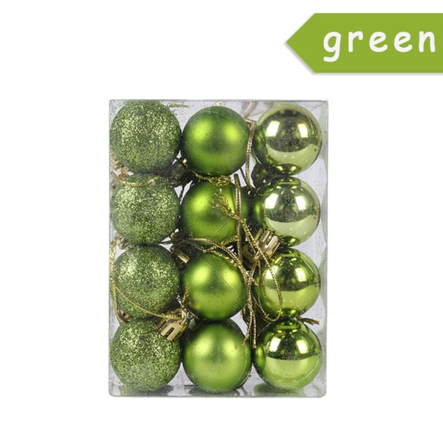 Assorted Color Christmas Balls