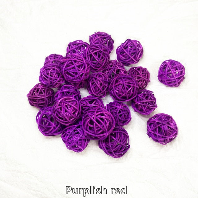 Rattan Ball Ornaments