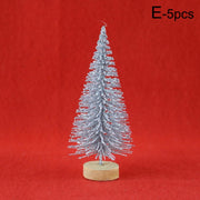 5pcs Decorated small Christmas tree - Christmas Trees USA