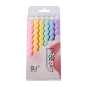 Birthday Candles Korea Macron Candy Color Spiral Twisted Candle