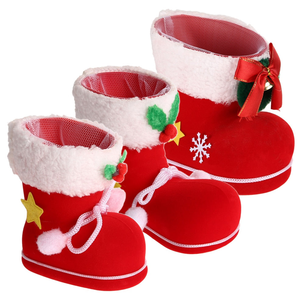 1PC Merry Christmas Candy Boots Gifts Christmas - Christmas Trees USA