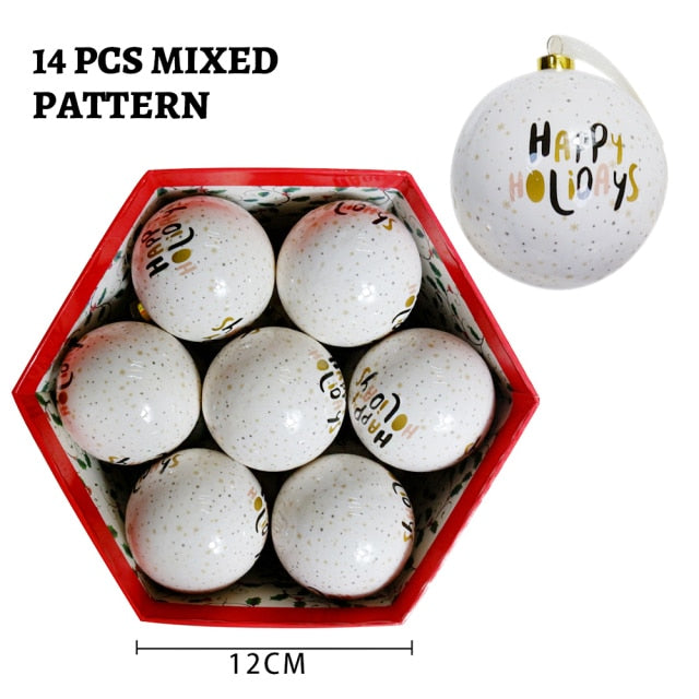 Christmas Xmas Tree Hanging Ball Ornaments