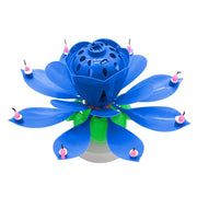 Joy Singing Music Birthday Candle Monolayer Lotus Candle Flowering Music