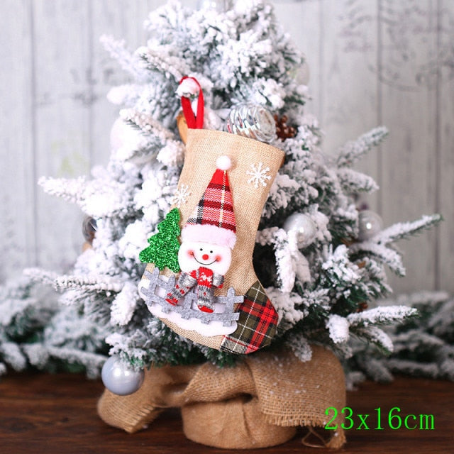 New Year 2022 Gifts Bag Christmas Stocking - Christmas Trees USA