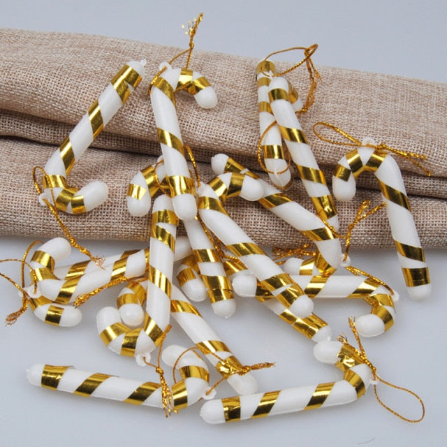 Christmas Tree Hanging Candy Cane Crutch Ornaments