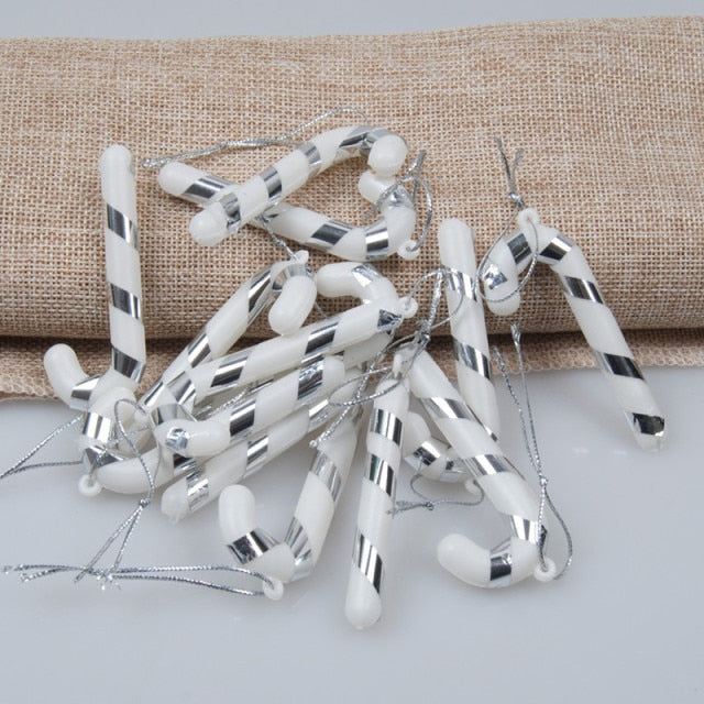 Christmas Tree Hanging Candy Cane Crutch Ornaments