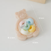Scented Bear Shaped Soy Wax Candle