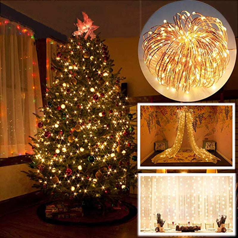 2m/5m LED String Lights Christmas Tree - Christmas Trees USA