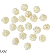 Hot Sale 20pcs 3cm Multicolor Rattan Ball