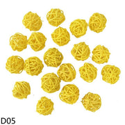 Hot Sale 20pcs 3cm Multicolor Rattan Ball