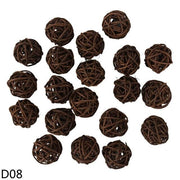 Hot Sale 20pcs 3cm Multicolor Rattan Ball