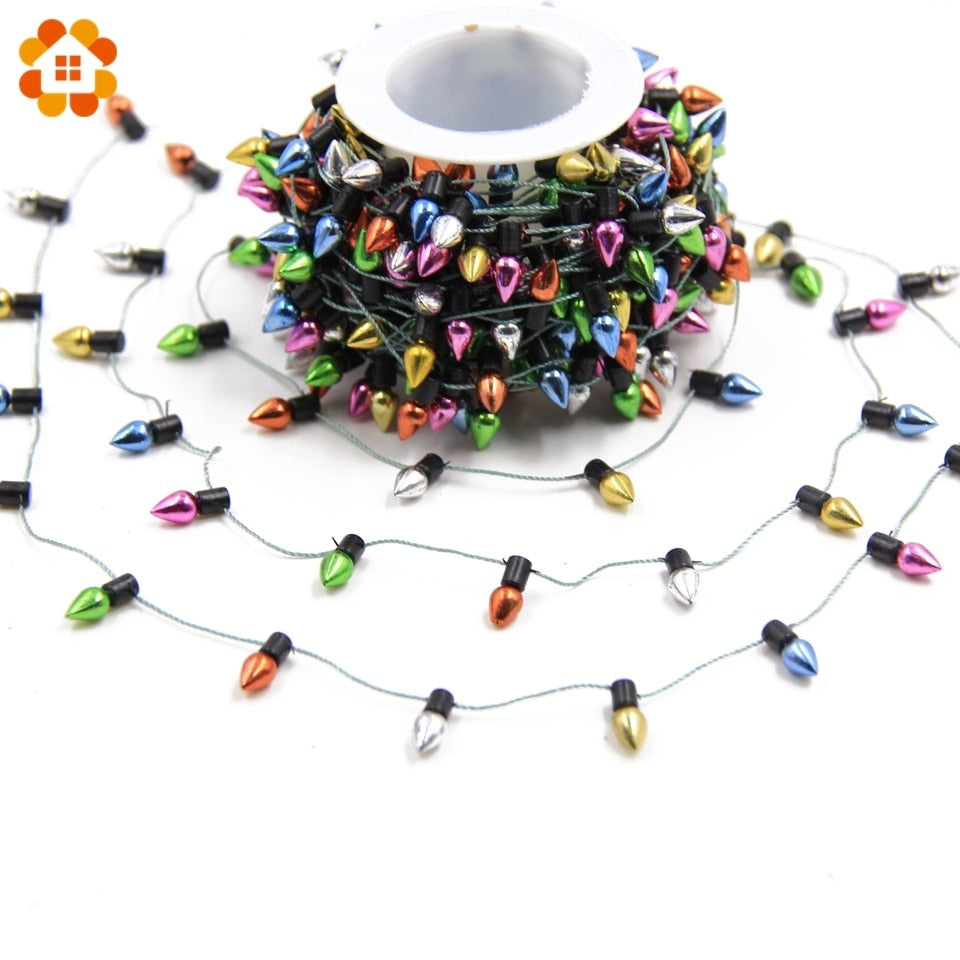 Christmas Garland DIY Bulbs