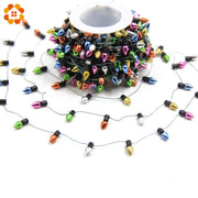 Christmas Garland DIY Bulbs