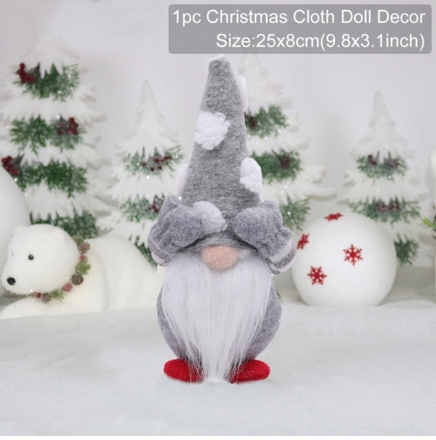 Gnome Christmas Faceless Doll