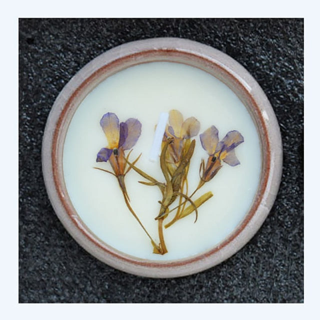 American Style Dried Flower Scented Candle