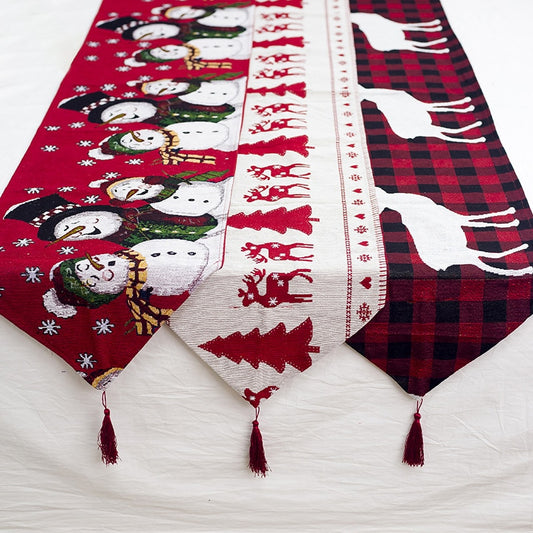 Christmas Table Linens and Chair Cover Options