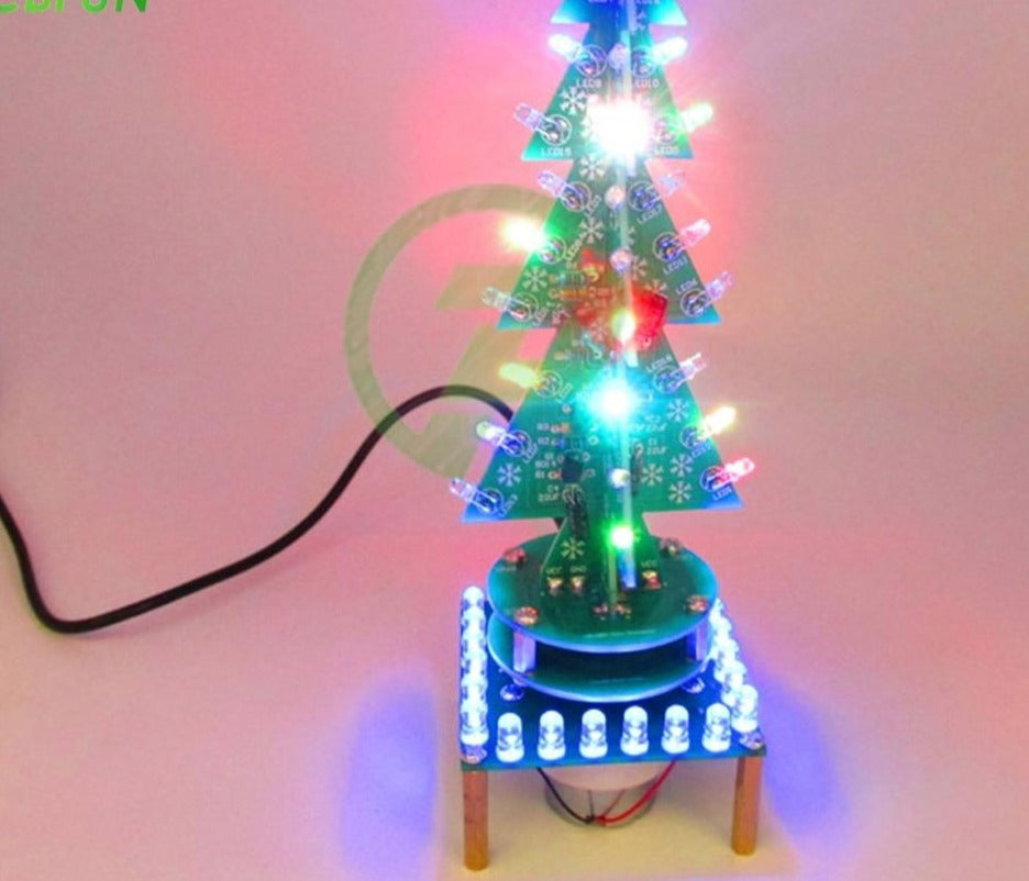 Rotating Colorful Music Christmas Tree LED Water Lamp - Christmas Trees USA