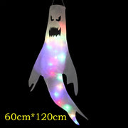 Halloween Decoration Witch Hat LED Lights Halloween Elf Ears Kids Home Party Decor Supplies Outdoor Tree Hanging Ornament Diy - Christmas Trees USA