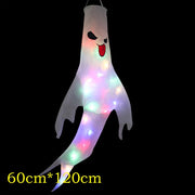 Halloween Decoration Witch Hat LED Lights Halloween Elf Ears Kids Home Party Decor Supplies Outdoor Tree Hanging Ornament Diy - Christmas Trees USA