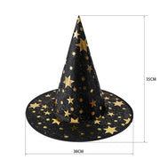 Halloween Decoration Witch Hat LED Lights Halloween Elf Ears Kids Home Party Decor Supplies Outdoor Tree Hanging Ornament Diy - Christmas Trees USA