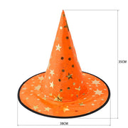 Halloween Decoration Witch Hat LED Lights Halloween Elf Ears Kids Home Party Decor Supplies Outdoor Tree Hanging Ornament Diy - Christmas Trees USA