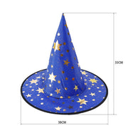 Halloween Decoration Witch Hat LED Lights Halloween Elf Ears Kids Home Party Decor Supplies Outdoor Tree Hanging Ornament Diy - Christmas Trees USA