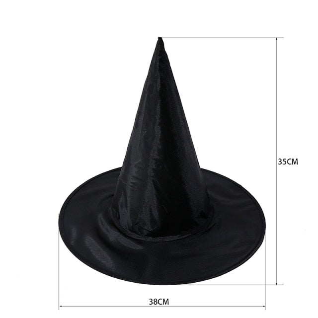 Halloween Decoration Witch Hat LED Lights Halloween Elf Ears Kids Home Party Decor Supplies Outdoor Tree Hanging Ornament Diy - Christmas Trees USA