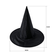 Halloween Decoration Witch Hat LED Lights Halloween Elf Ears Kids Home Party Decor Supplies Outdoor Tree Hanging Ornament Diy - Christmas Trees USA