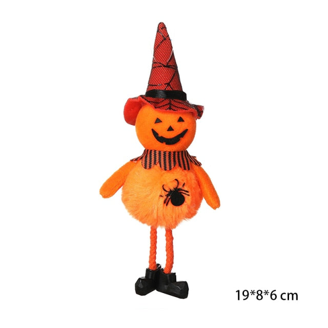 Halloween Decoration Witch Hat LED Lights Halloween Elf Ears Kids Home Party Decor Supplies Outdoor Tree Hanging Ornament Diy - Christmas Trees USA