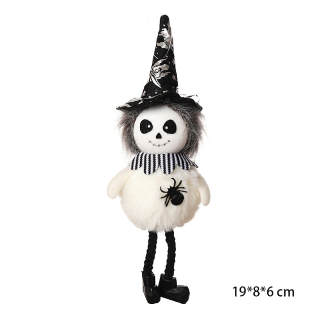 Halloween Decoration Witch Hat LED Lights Halloween Elf Ears Kids Home Party Decor Supplies Outdoor Tree Hanging Ornament Diy - Christmas Trees USA