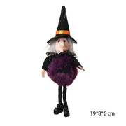 Halloween Decoration Witch Hat LED Lights Halloween Elf Ears Kids Home Party Decor Supplies Outdoor Tree Hanging Ornament Diy - Christmas Trees USA