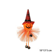 Halloween Decoration Witch Hat LED Lights Halloween Elf Ears Kids Home Party Decor Supplies Outdoor Tree Hanging Ornament Diy - Christmas Trees USA