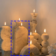 Handmade Ink Splashing Candle Irregular Long Pole Candle Ball Ladder Wave Arch