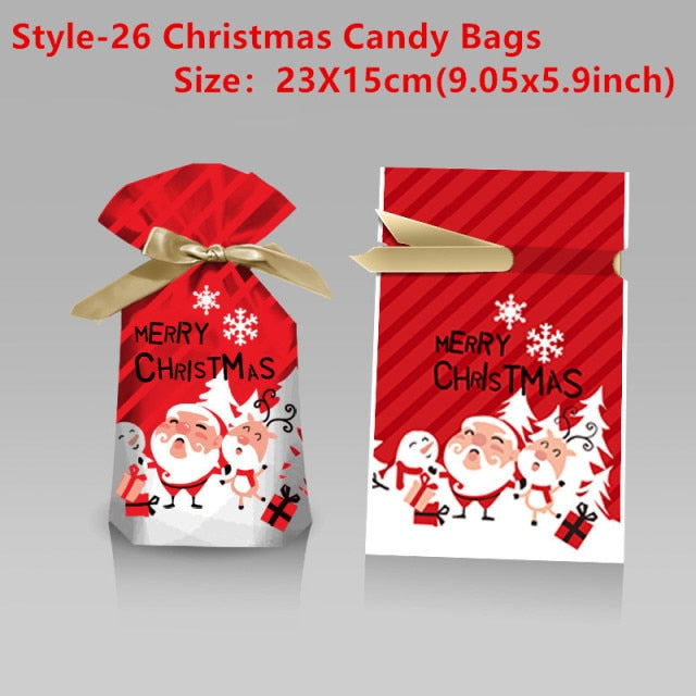 Christmas Candy Packaging Santa Gift Bag